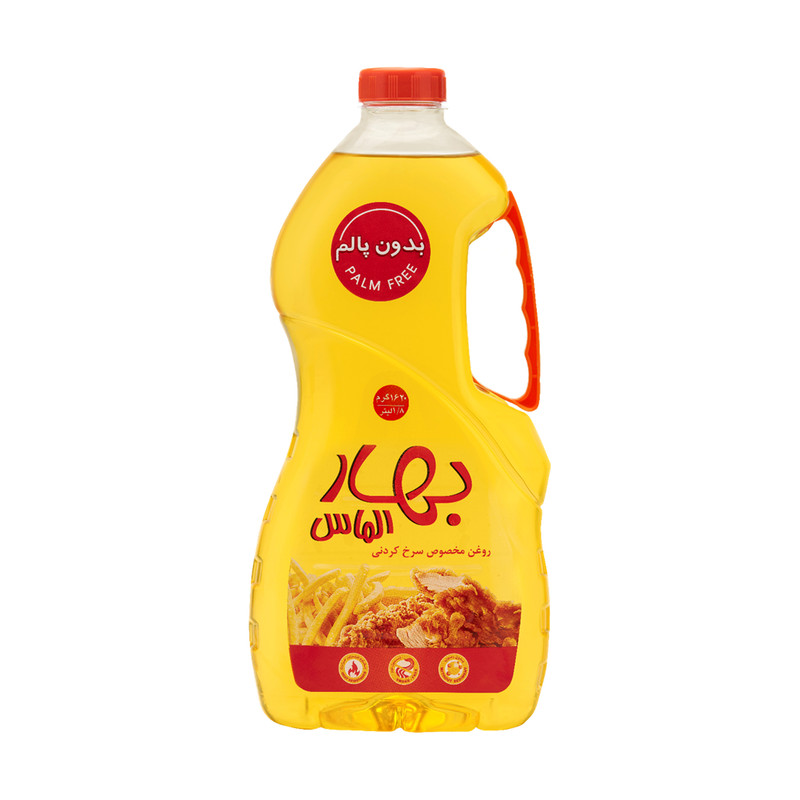 روغن مایع سرخ کردنی بهار الماس - 1.5 لیتر