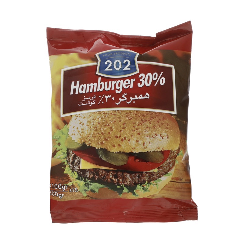 همبرگر 202 - 30 درصد گوشت