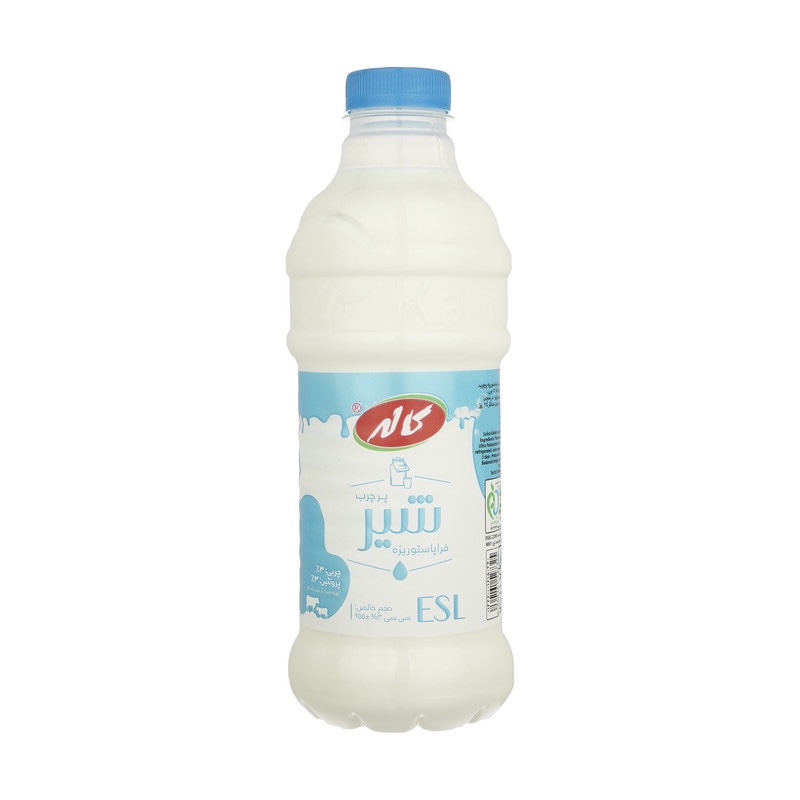 شیر بطری فراپاستوریزه  پرچرب کاله- ۹۵۵ میلی لیتر